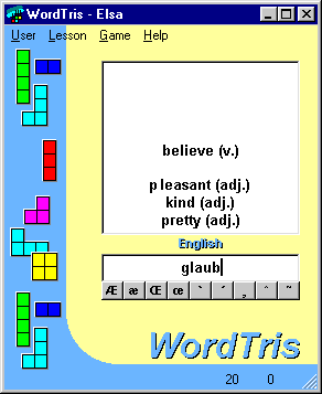 WordTris Screenshot